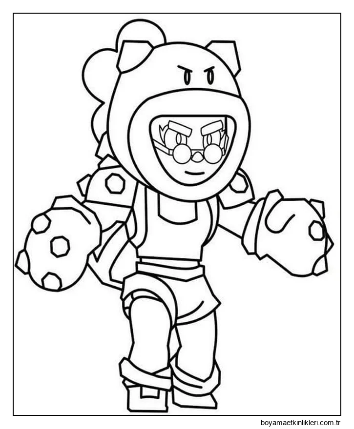 Brawl Stars Rosa'yı çiz