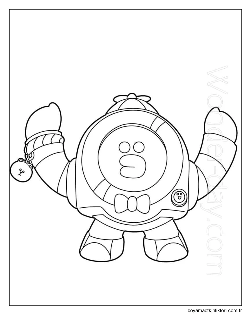 Brawl Stars Sally Nani'yi çiz