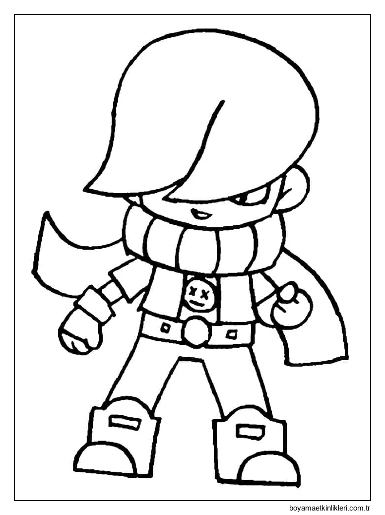 Brawl Stars'ta Edgar'ı çizin