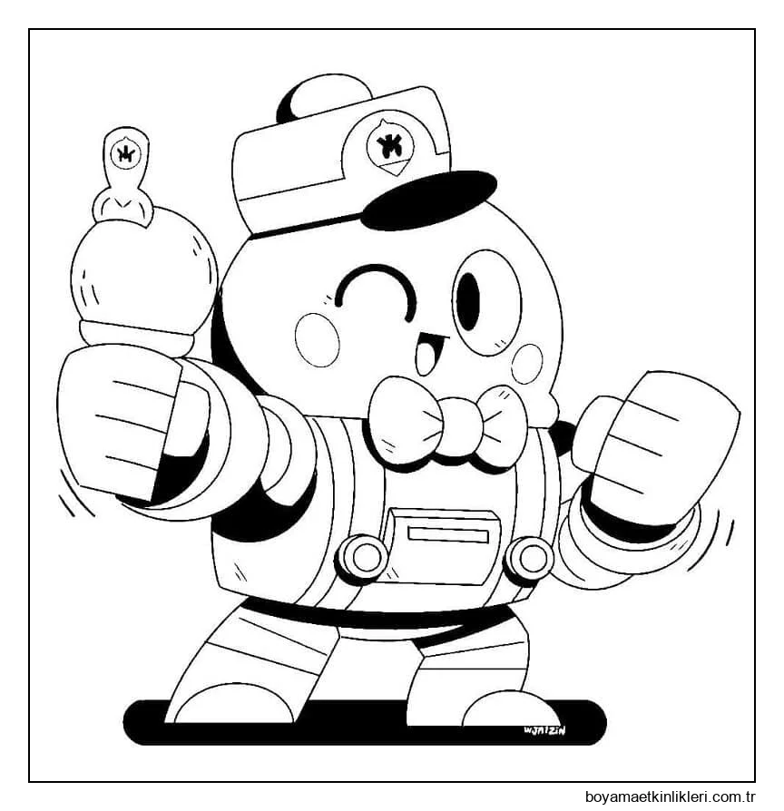 Brawl Stars'ta Lou'yu çizin