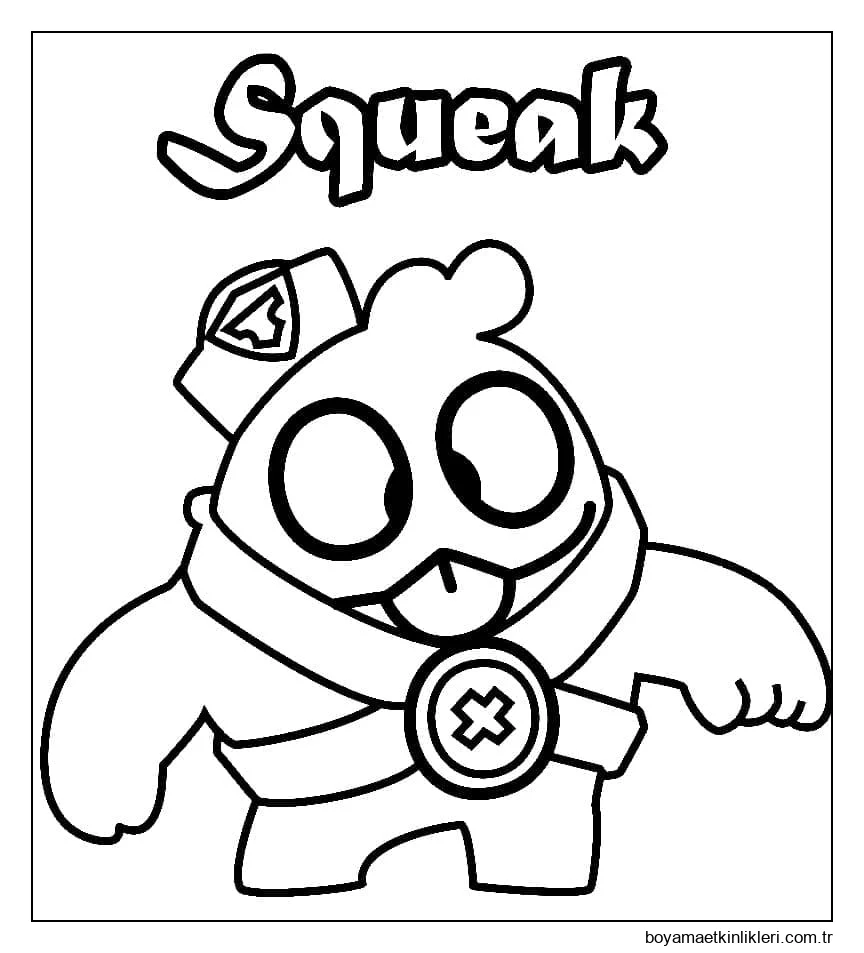 Brawl Stars'tan Squeak'i çiz