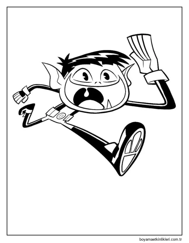 Canavar Çocuk koşuyor