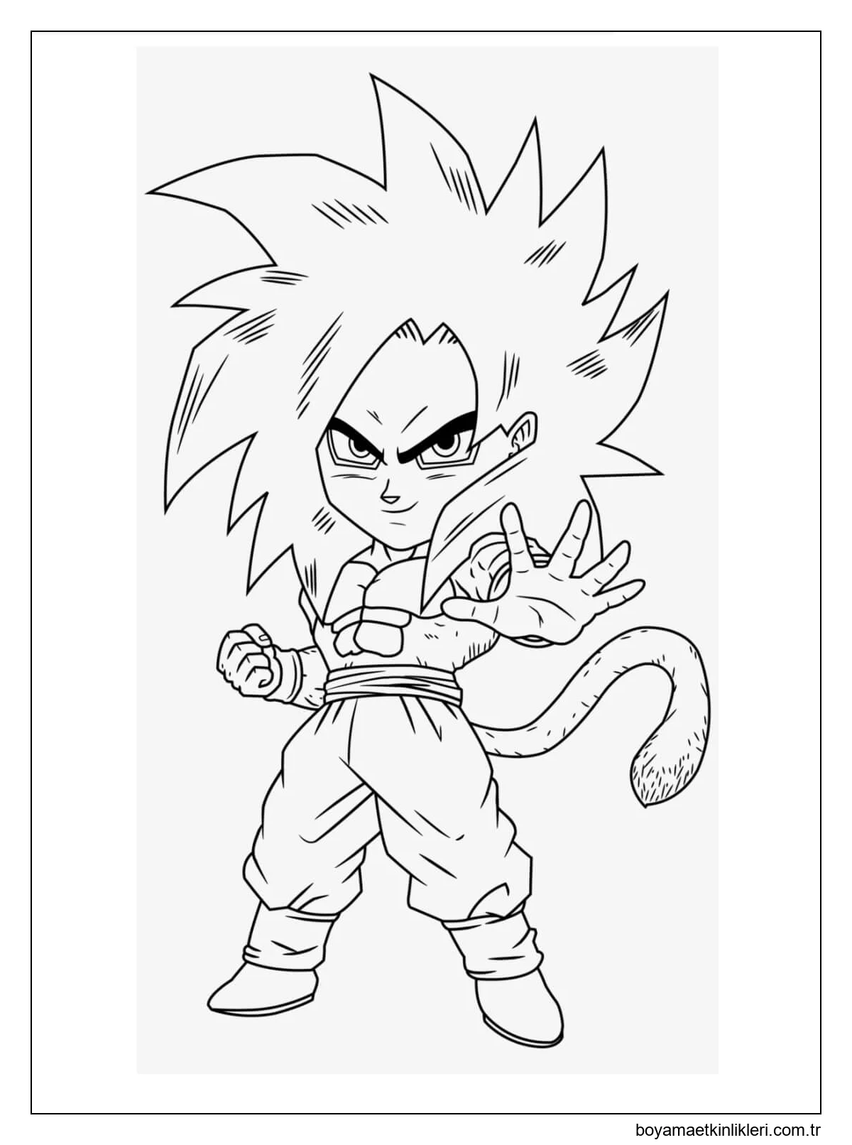 Chibi Goku Özel Saiyan