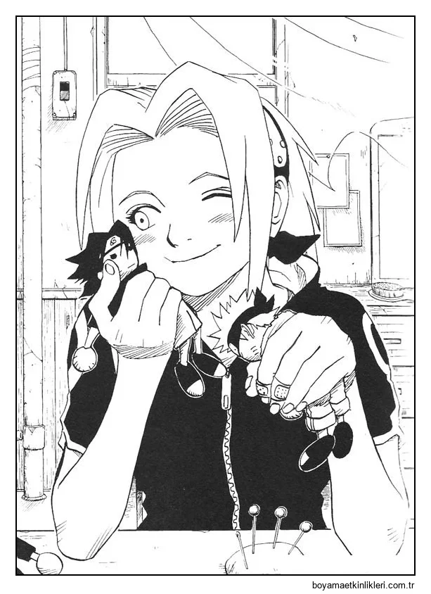 Chibi Sasuke ile Sakura