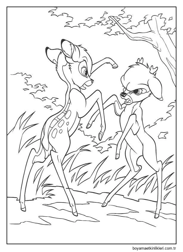 Çizmek Bambi Ücretsiz