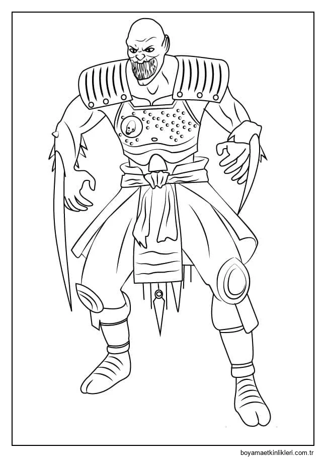 Çizmek Mortal Kombat Baraka