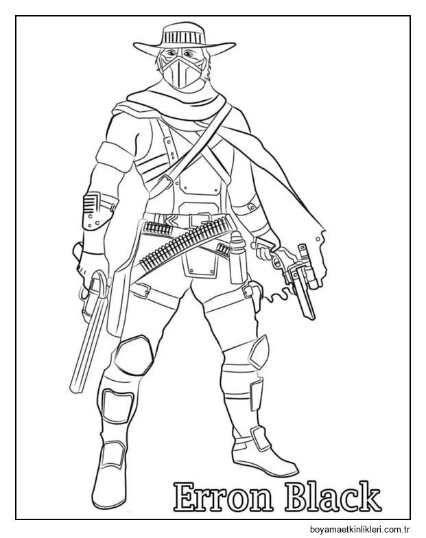 Çizmek Mortal Kombat Erron Black