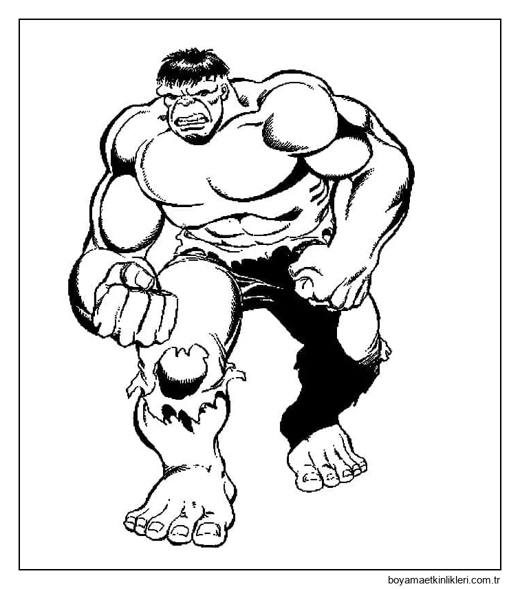Çocuklar İçin Hulk Görseli