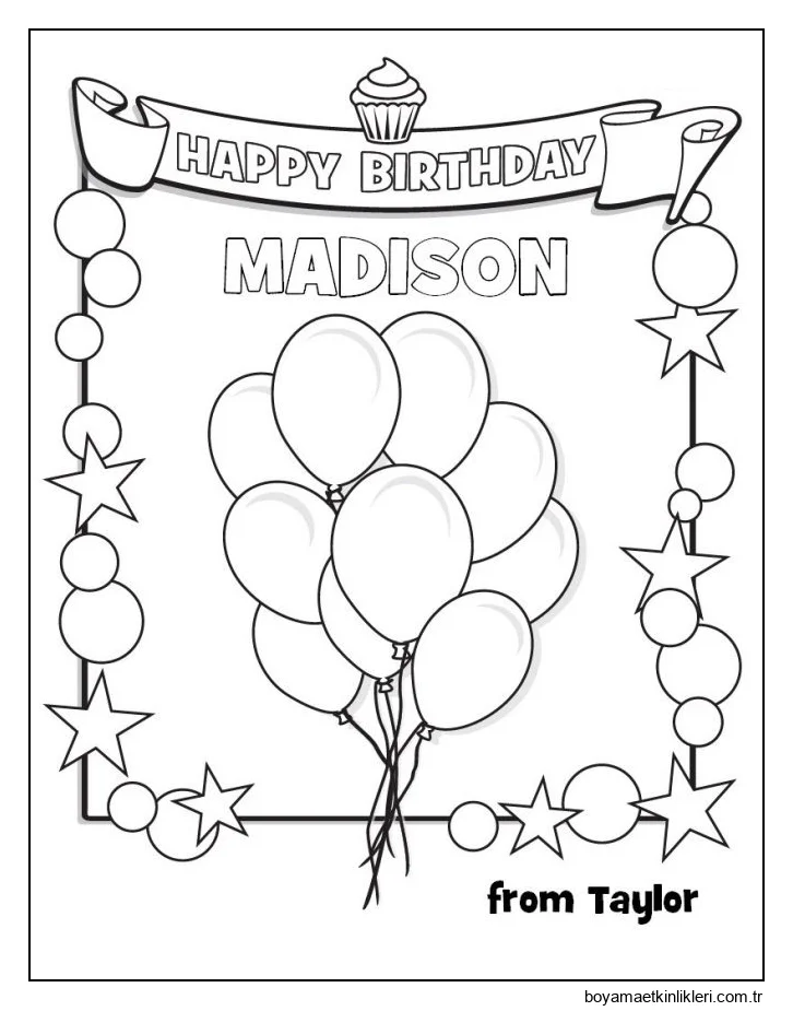 Doğum Günün Kutlu Olsun Madison