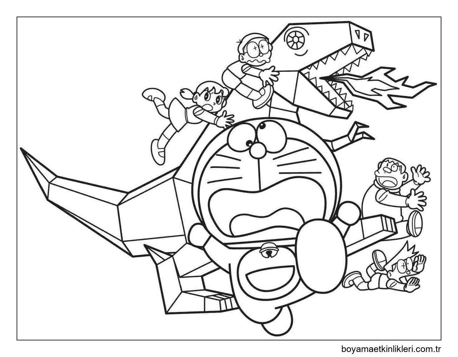 Doraemon Ve Kağıt Dinozor