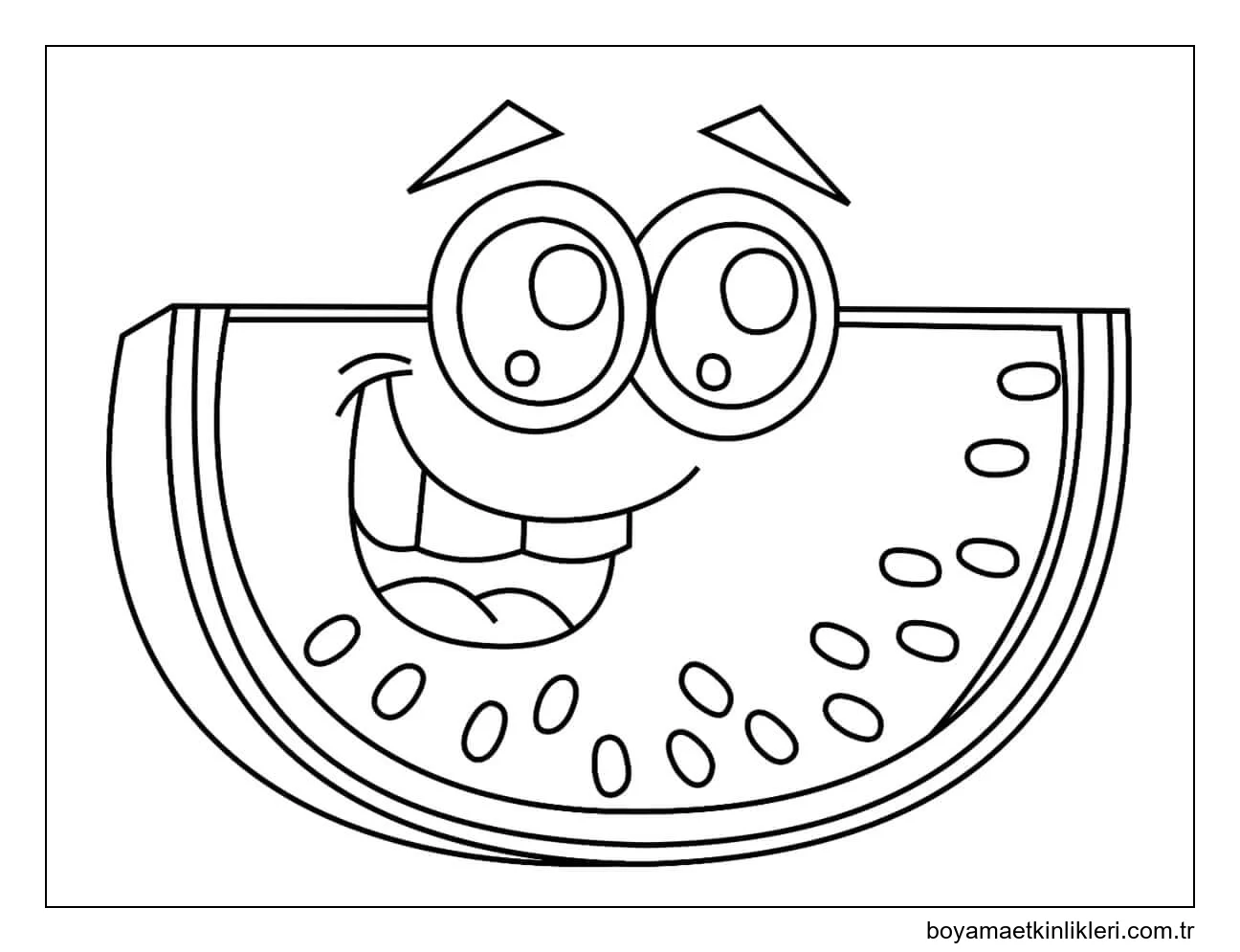 Eğlenceli Karpuz Dilim