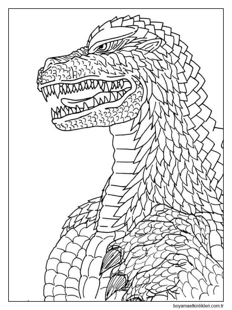 Godzilla Head Yetişkinler Içindir