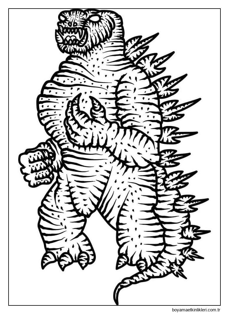 Godzilla'yı Kurşun Kalemle çizin