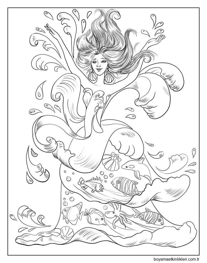 Göz alıcı denizkızı