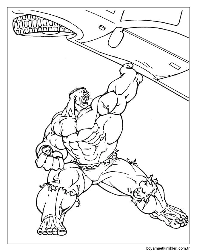Güçlü Hulk Yazdırılabilir