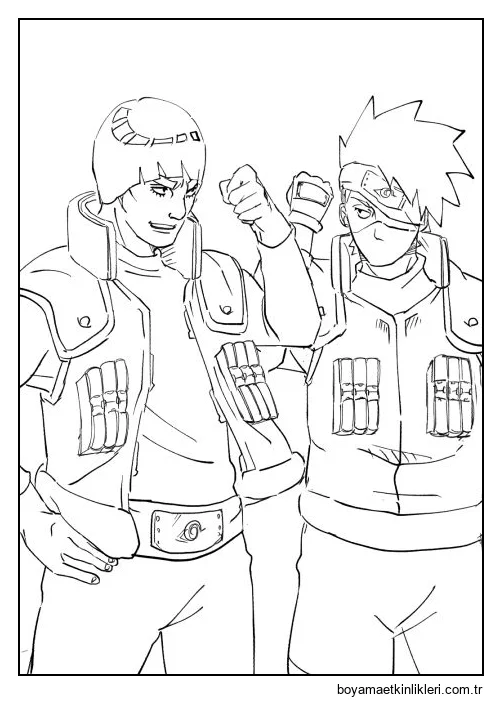 Guy ve Kakashi