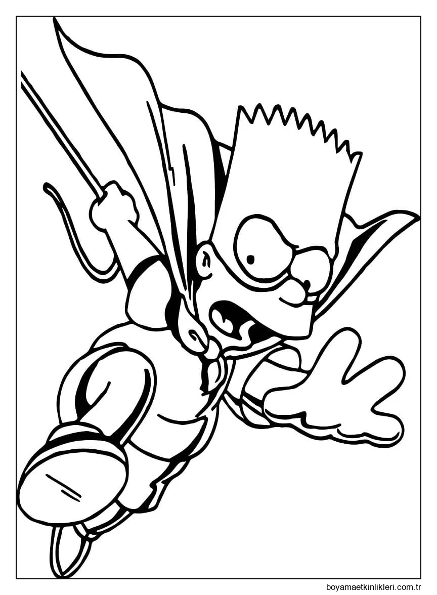 Harika Bart Simpson'ı çizin