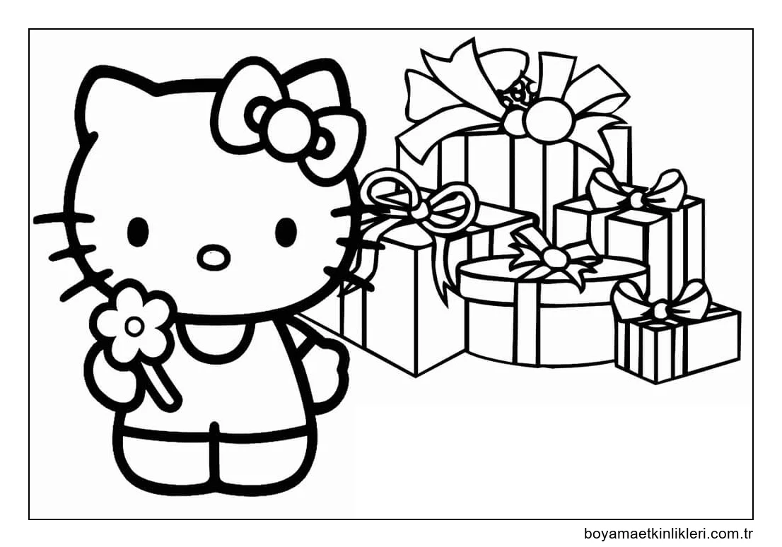 Hediye Kutulu Hello Kitty