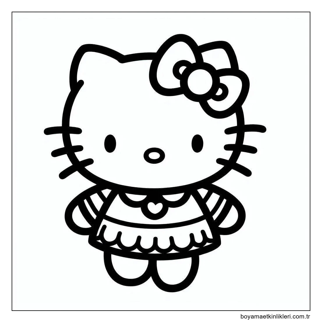 Hello Kitty 3'i çiz