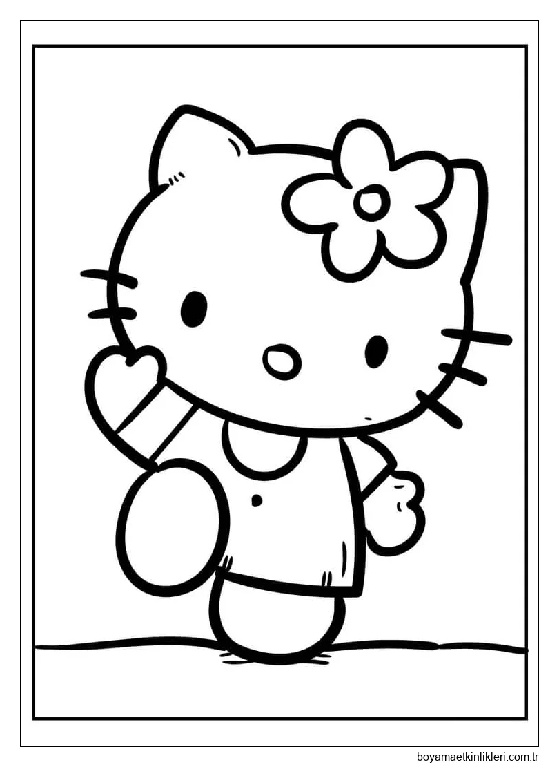 Hello Kitty çizmek
