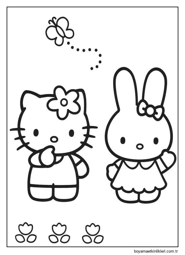 Hello Kitty ve Tavşan