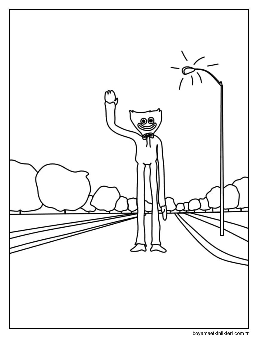 Huggy Wuggy el sallıyor