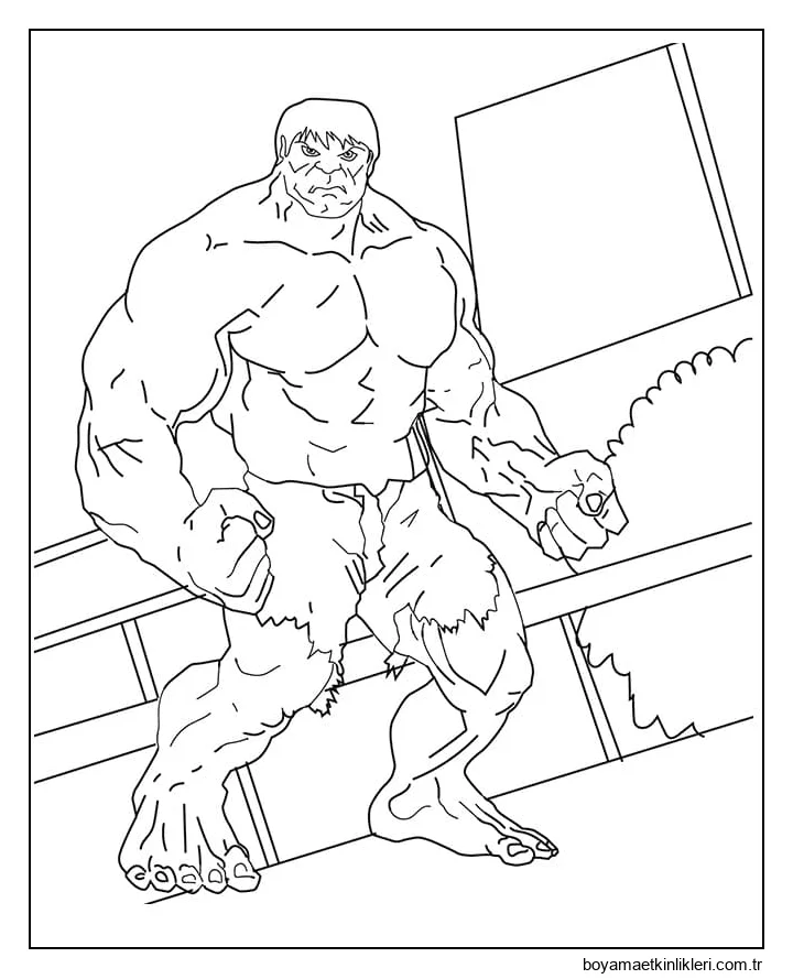Hulk çizimi