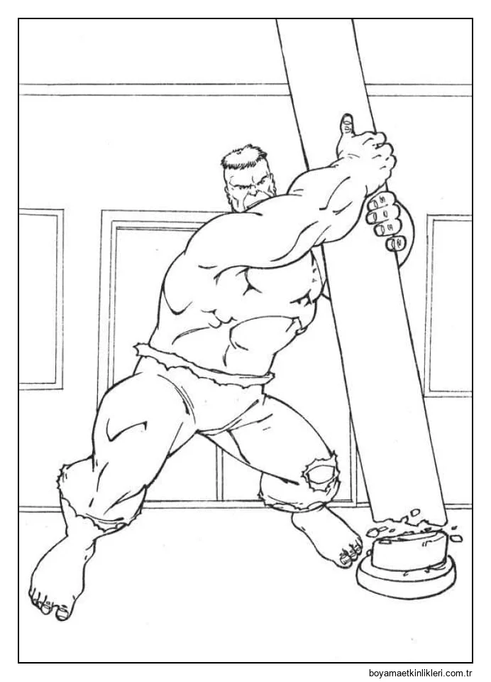 Hulk Ücretsiz Yazdırılabilir