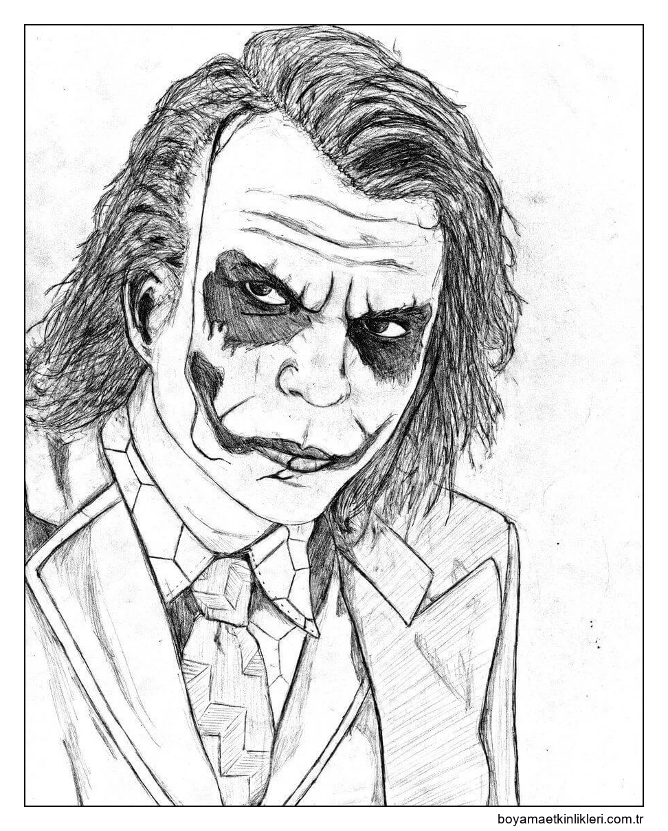 Joker Yüz Çizimi