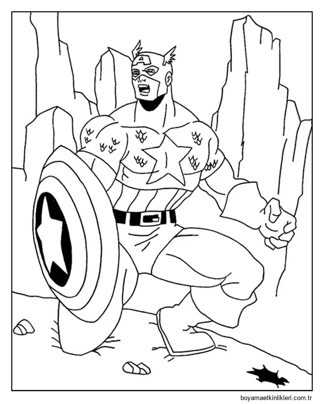 Kaptan Amerika Diz Çöküyor