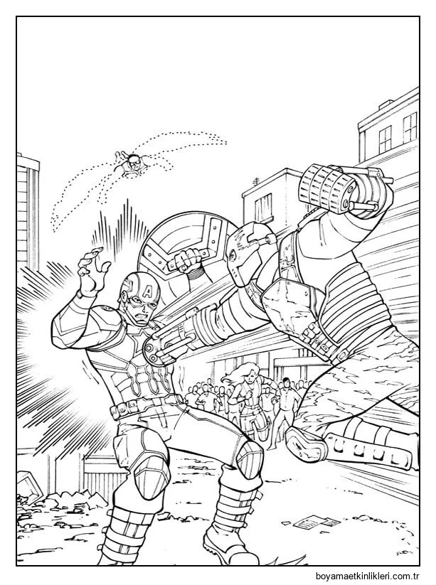 Kaptan Amerika dövüş Kovası