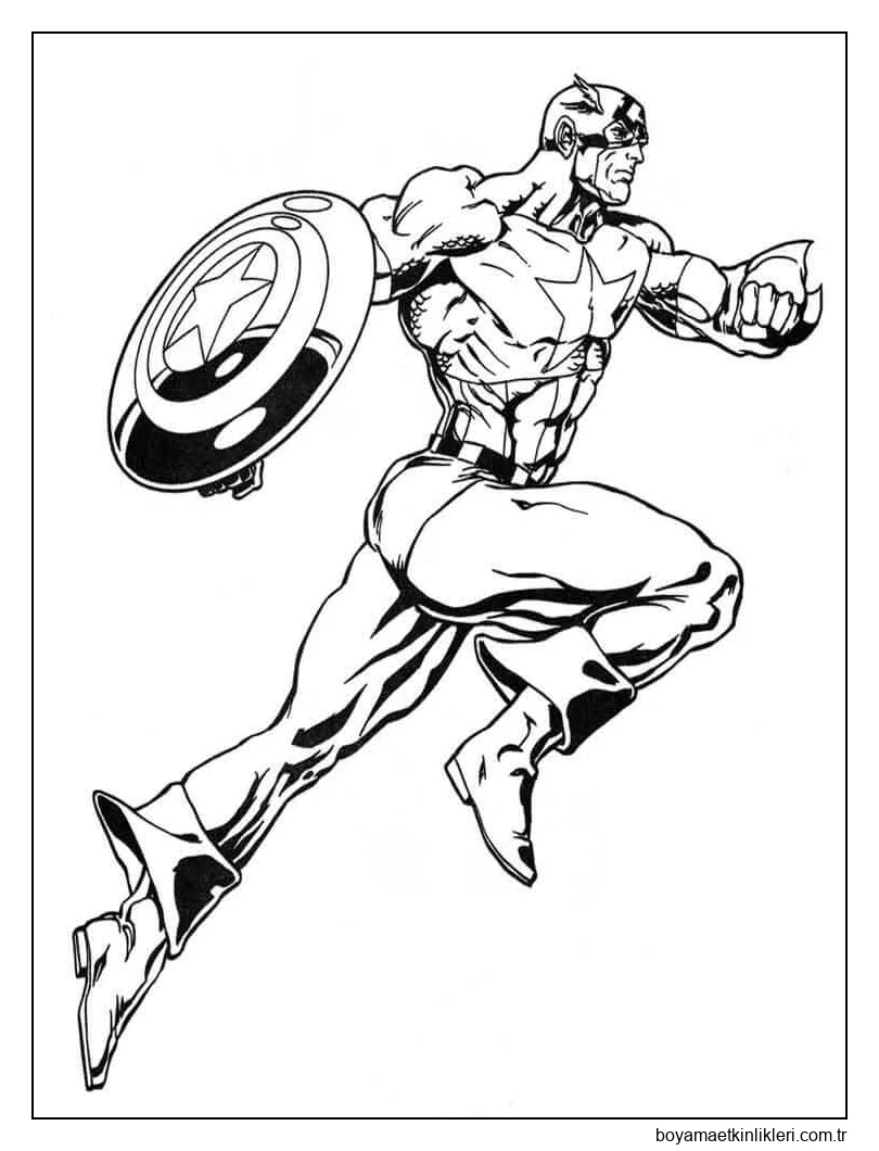 Kaptan Amerika Zıplıyor