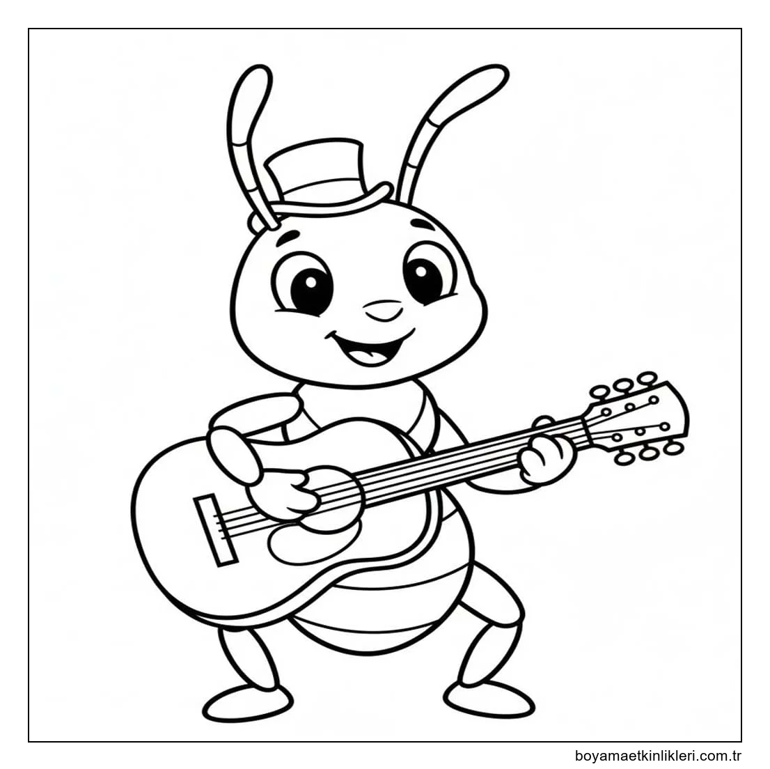 Karınca gitar çalmak