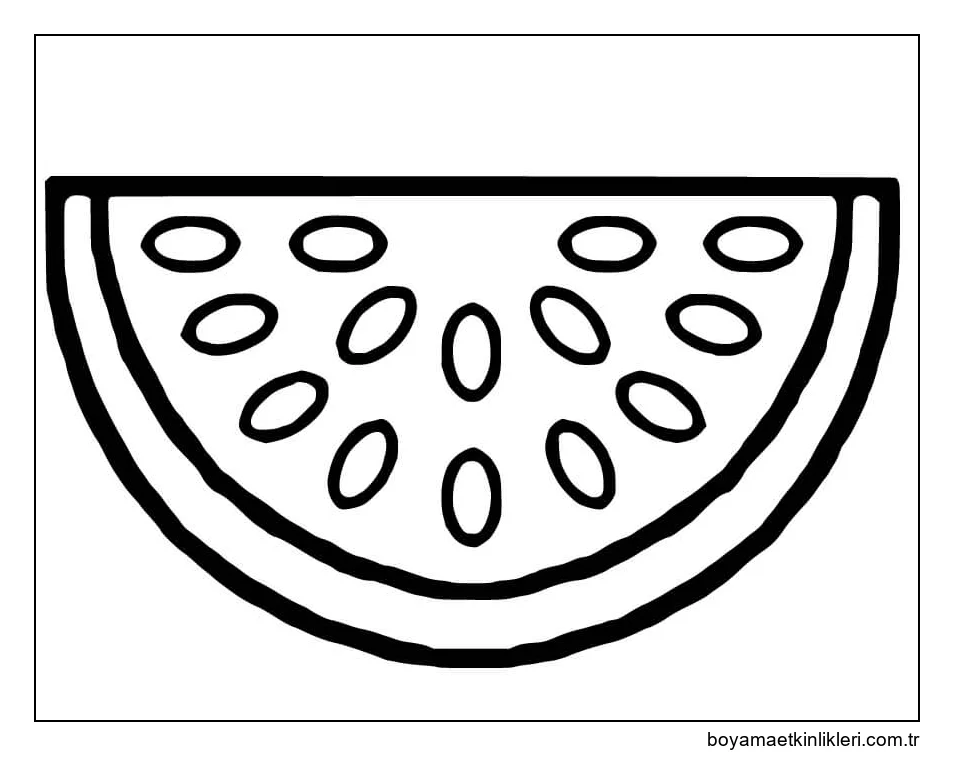 Karpuz çizimi