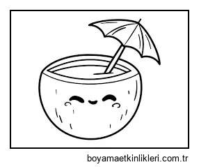 Kawaii Hindistan Cevizi İçeceği