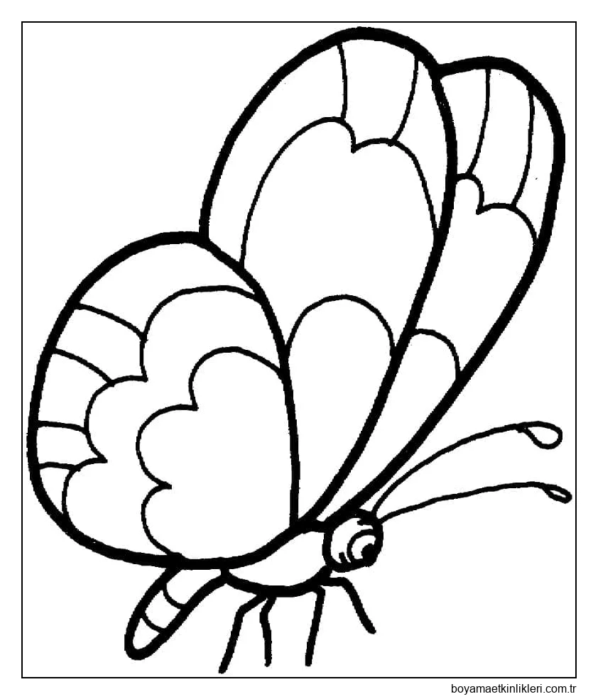 Kelebek Yazdırılabilir