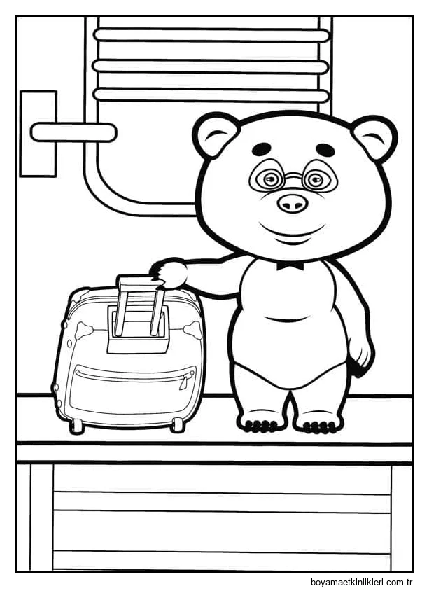 Maşa ve Ayı'dan Panda