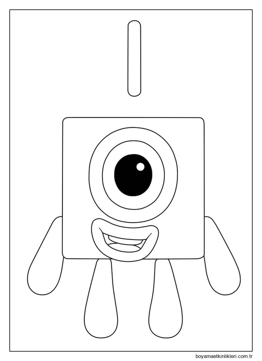 NumberBlocks 1 Sevimli