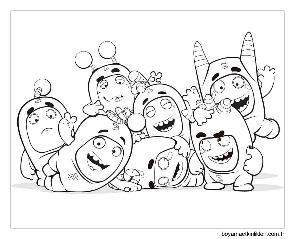 Oddbods'taki karakterler