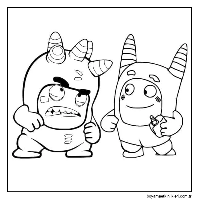 Oddbods'tan Fuse ve Pogo