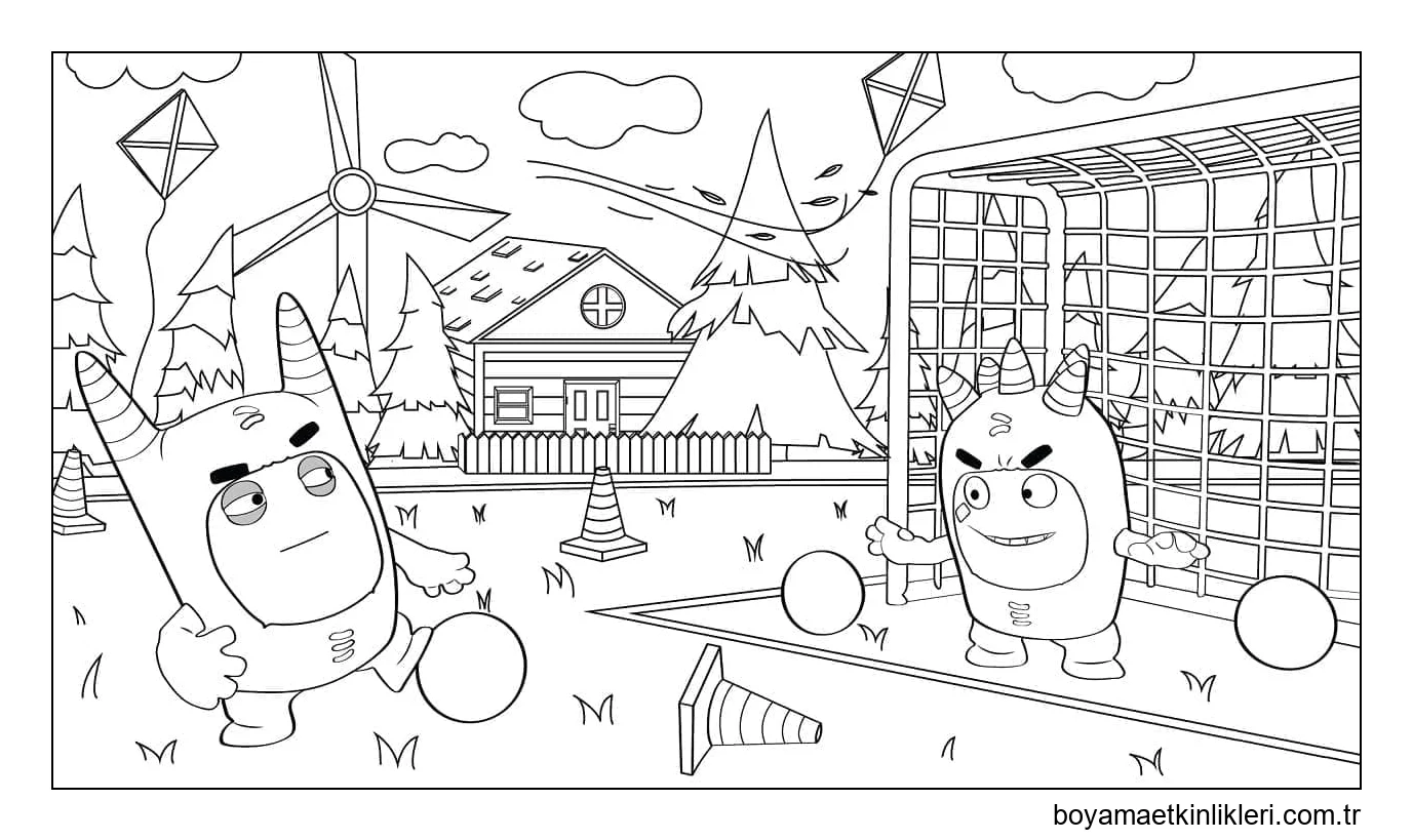 Oddbods'tan Pogo ve Fuse