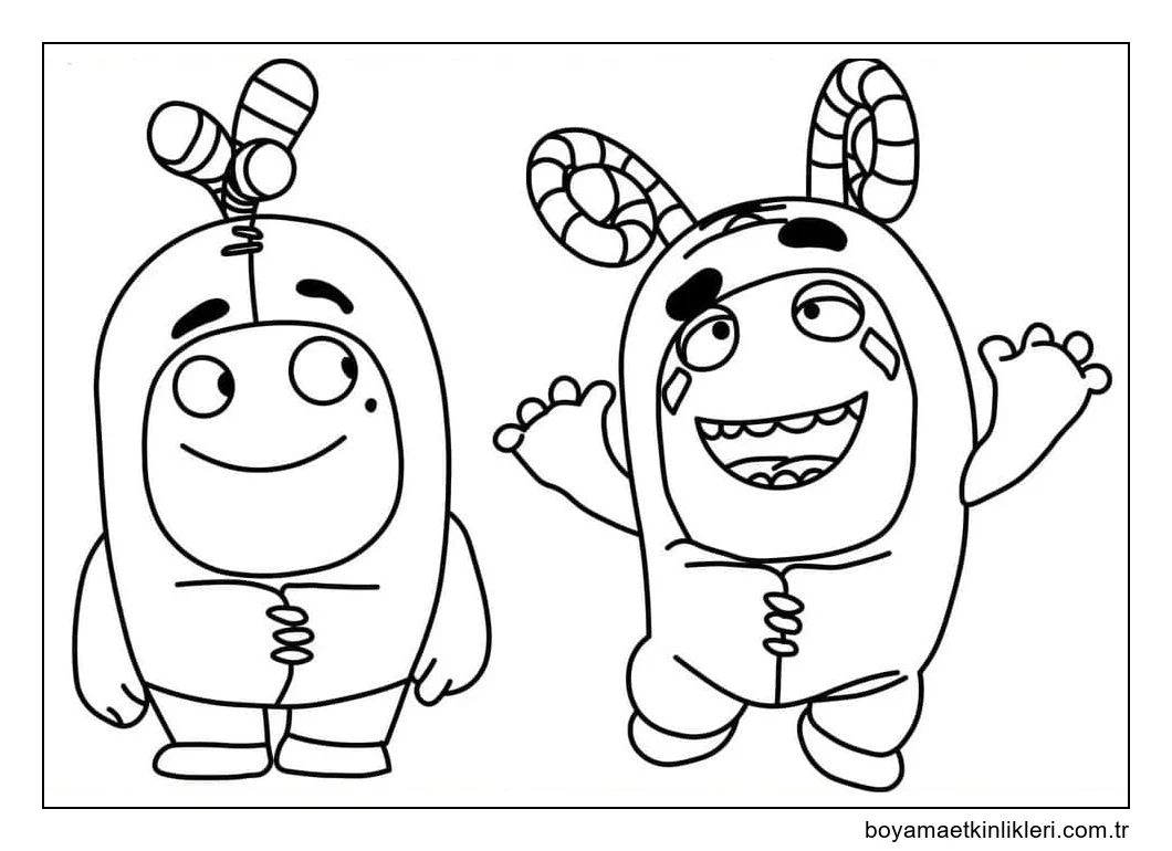 Oddbods Ücretsiz Yazdırılabilir