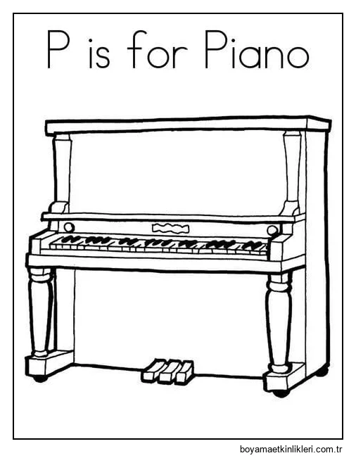 P Piyano Içindir