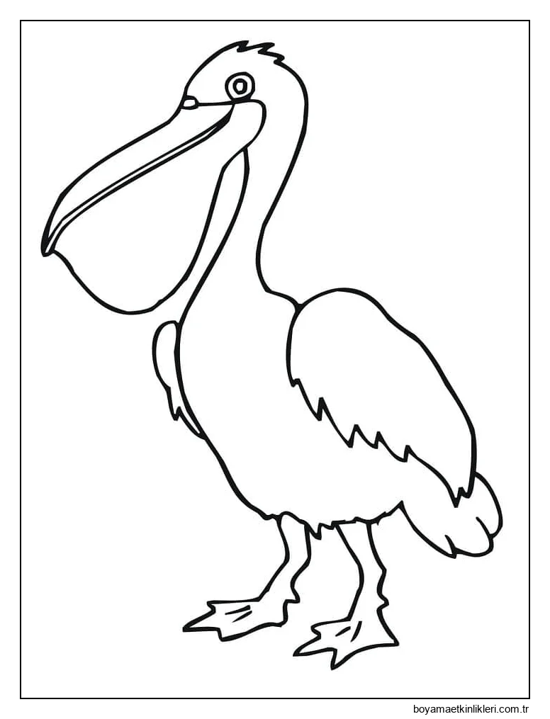 Pelikan ücretsiz yazdırılabilir