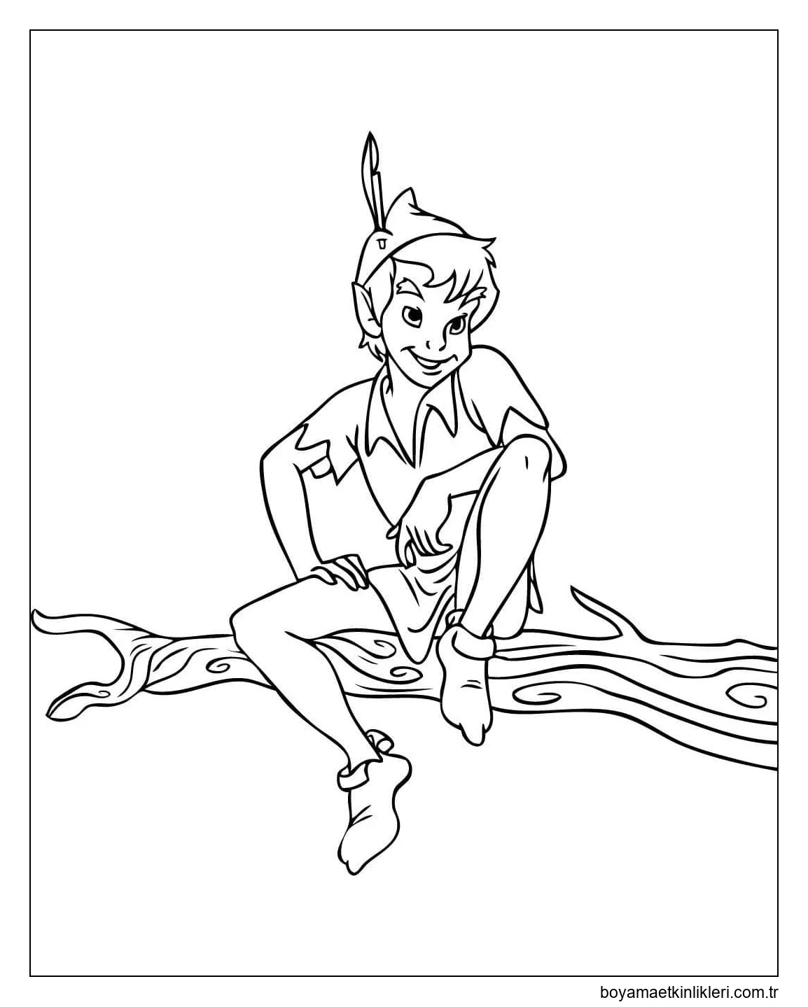 Peter Pan Ağaçta Oturuyor