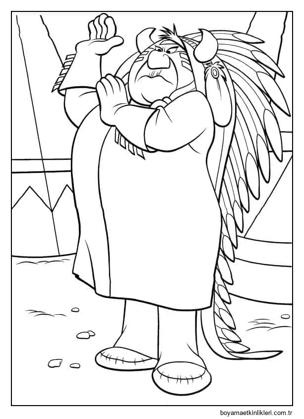 Peter Pan'dan Kızılderili Şefi