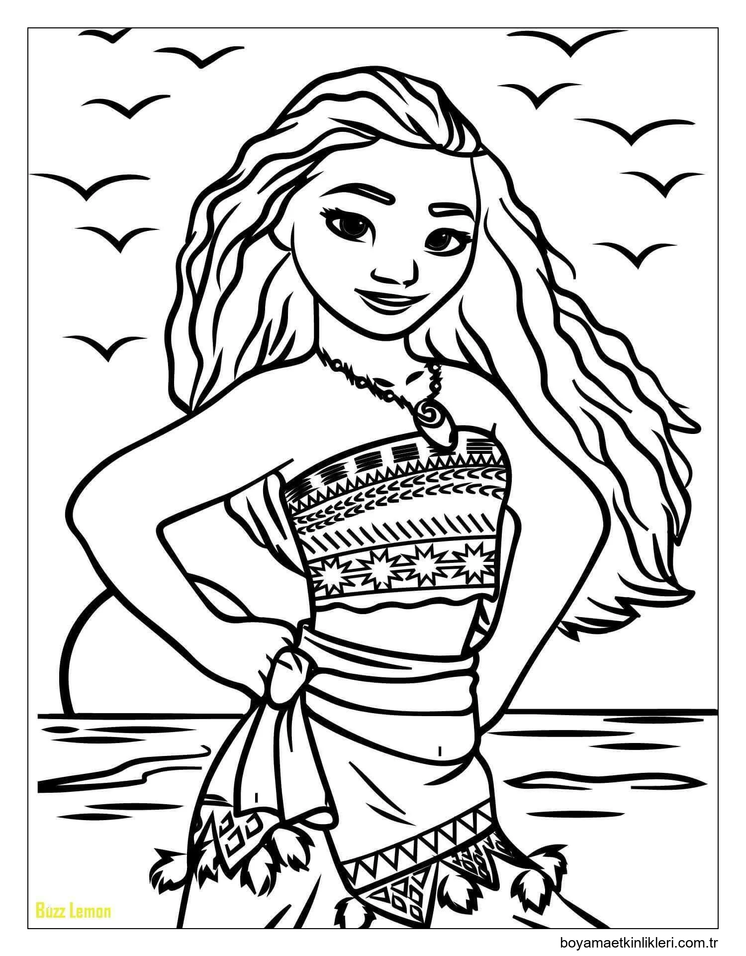 Sahilde Moana Portresi