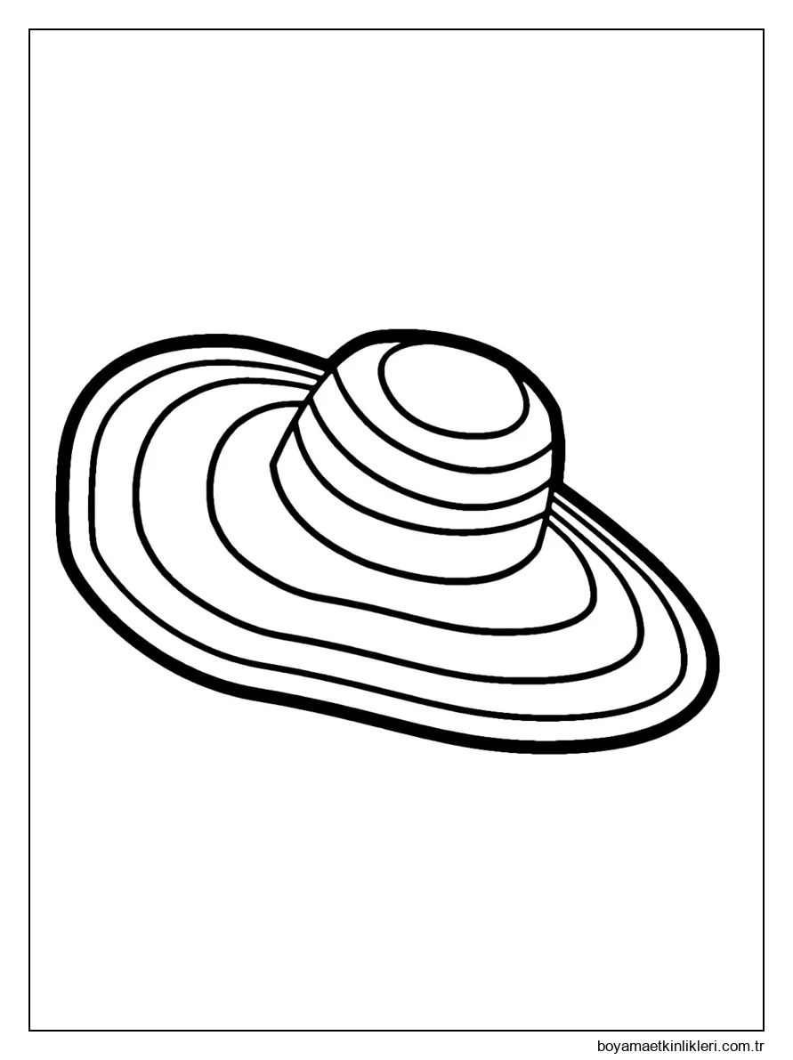 Şapka çizimi basit