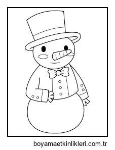 Şapkalı Kardan Adam