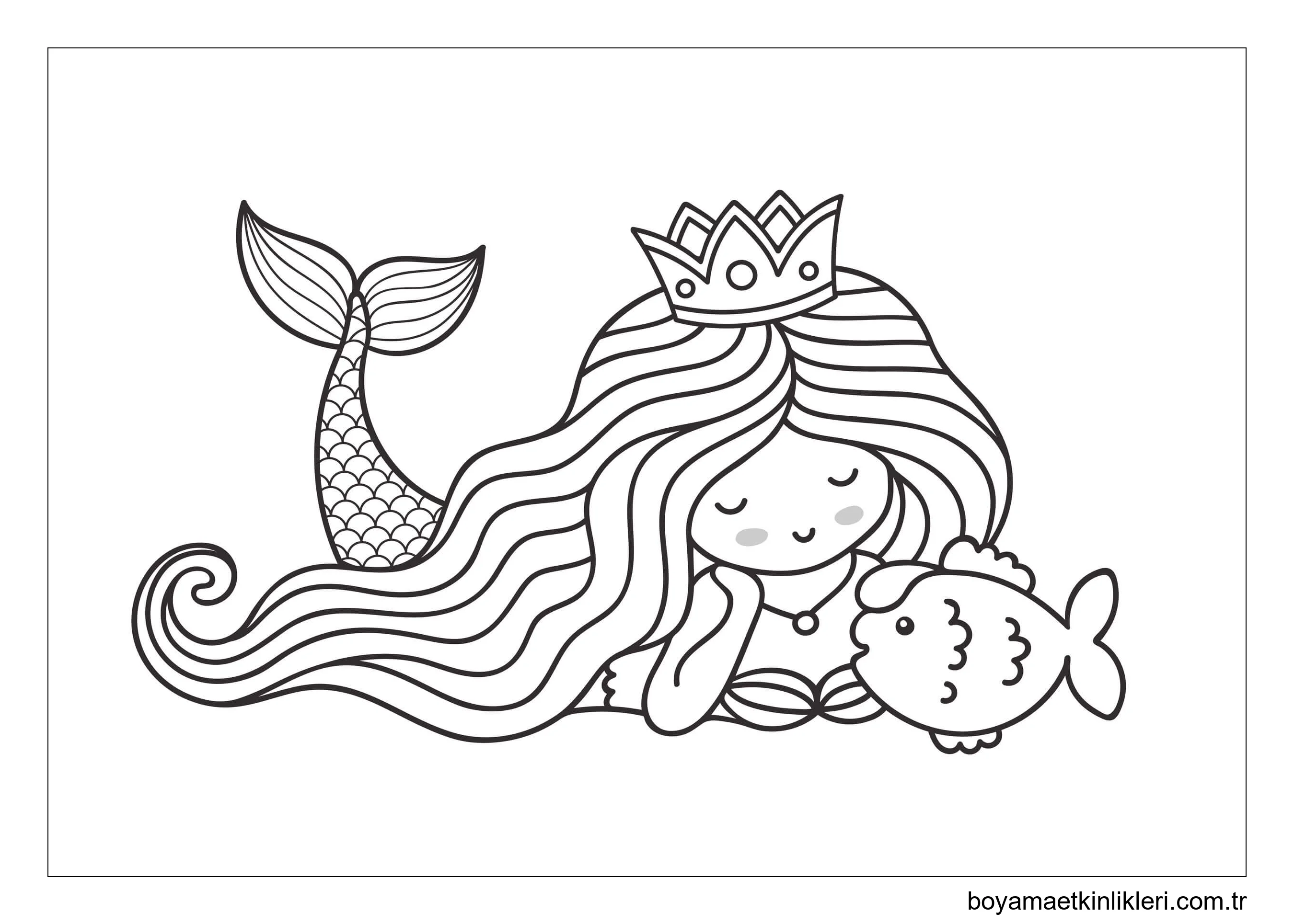 Sarı Balıklı Deniz Kızı